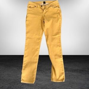 Kenneth Cole New York Skinny Jeans - Mustard Yellow - Size 27